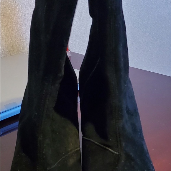 Nine west black leather bootie zipper - Picture 9 of 11